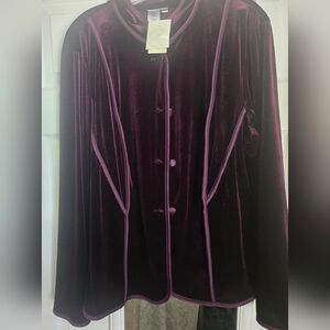 Coldwater Creek Velour Top